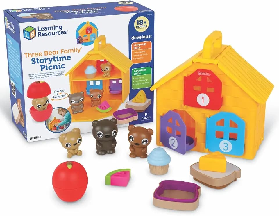 Learning Resources Three Bear Family Storytime Picnic