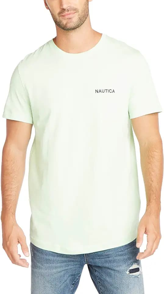 Nautica Men's Short Sleeve Solid Crew Neck T-Shirt Shirt