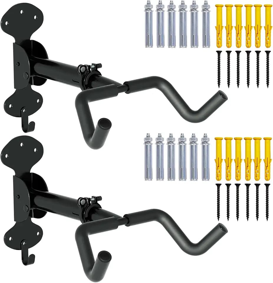 Urban Deco Fahrrad Wandhalterung Fahrradhalterung Wand Fahrradständer Garage Stabiles Design Ideal für Garage und Zuhause 2 Stück