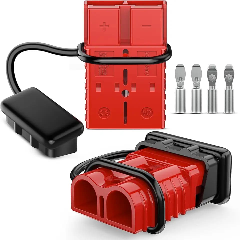 Nilight 350AMP Anderson Plug 2/0AWG 12V-36V Battery Quick Connect Kit