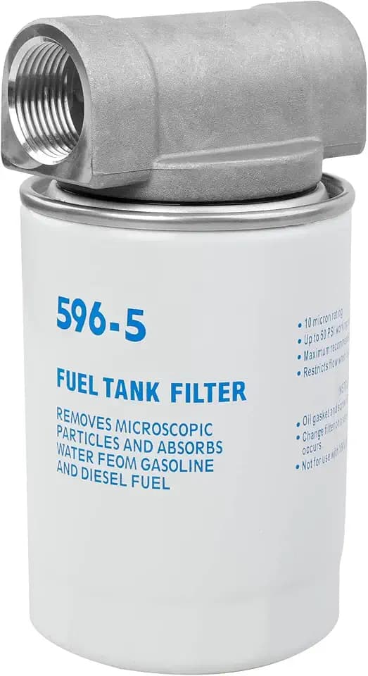 Fuel Tank Filter Kit with 3/4" NPT Top Cap, 10 Micron Diesel Filter