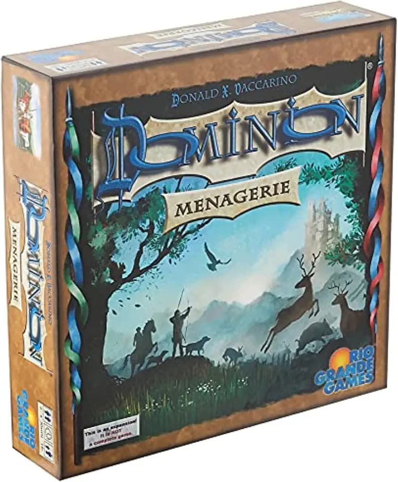 Rio Grande Games Dominion Menagerie Expansion - 30 New Kingdom Cards