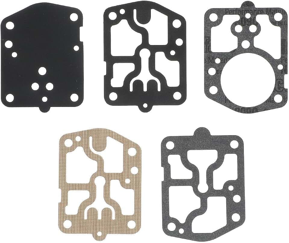 Quicksilver 5137 Carburetor Diaphragm Kit for Select, Vintage 2-Cycle Mercury and Mariner Outboards, 7.5-50hp