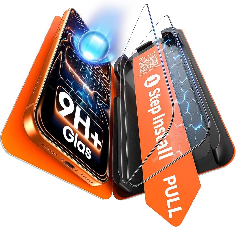 TAURI für iPhone 17 Pro Max Panzerglas 6,9 Zoll - 2 Stück