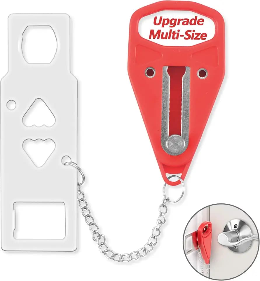 1 Pack Tragbares Türschloss perfekt für Reisen Hotel Zuhause Wohnung