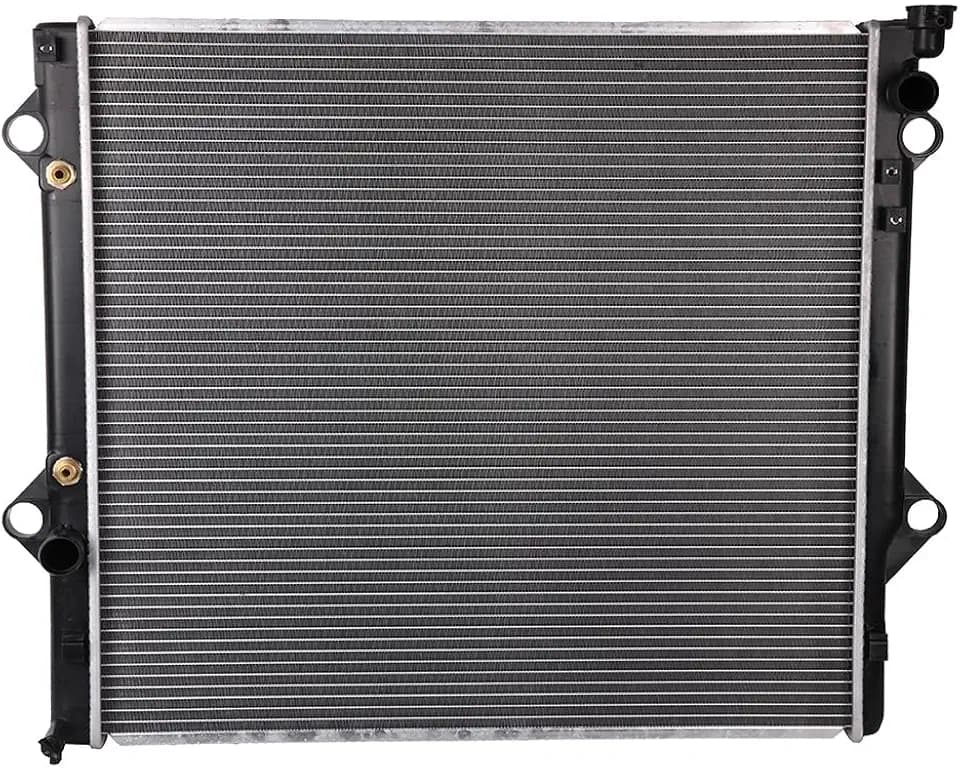 SCITOO 2580 Engine Coolant Aluminum Radiator Assembly for Toyota