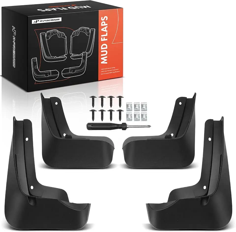 A-Premium Mud Flaps Compatible with Chevrolet Traverse 2018-2023