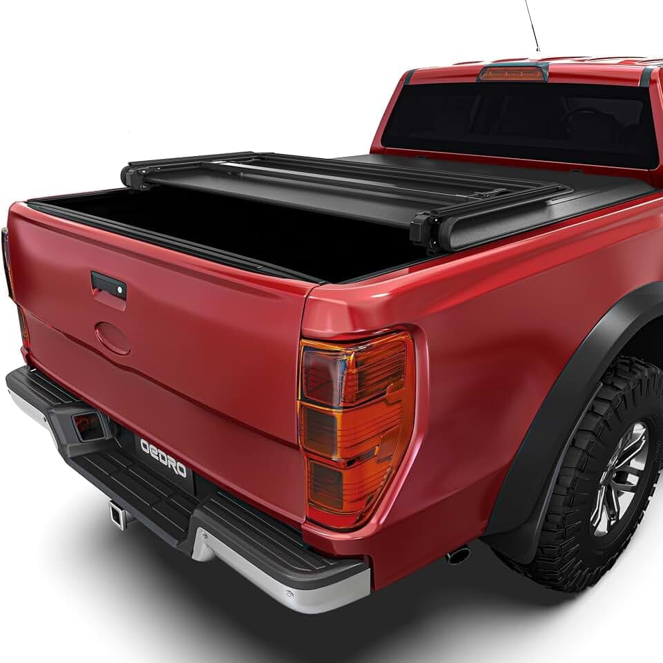 OEDRO Soft Tri-Fold Tonneau Cover Fit for 1999-2026 Ford F-250 F-350 8ft