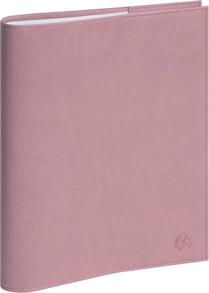 Exacompta 2117128E Easytime 21S, Spiralbindung, Ondine 15 x 21 cm, Wochenkalender, Januar bis Dezember 2026, Rosa