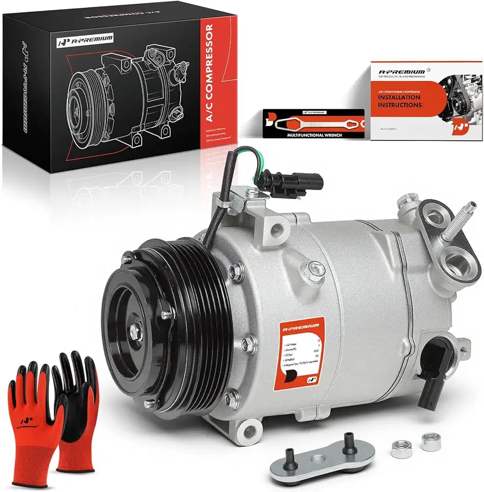 A-Premium Air Conditioner AC Compressor with Clutch