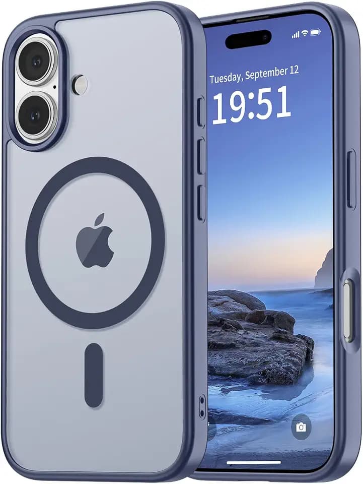vnnink for iPhone 16 Case Navy Blue