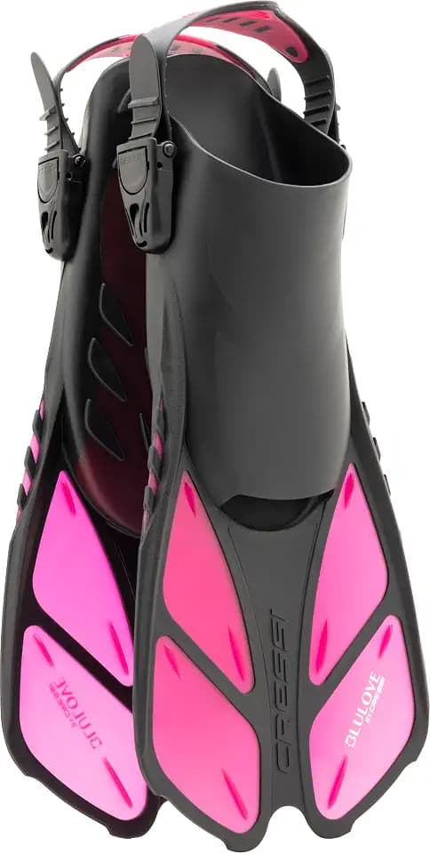 Cressi Adult Short Adjustable Swim Fins with UltraResistant Buckles, Very Light - Ideal for Traveling | Bonete: Designed in Italy