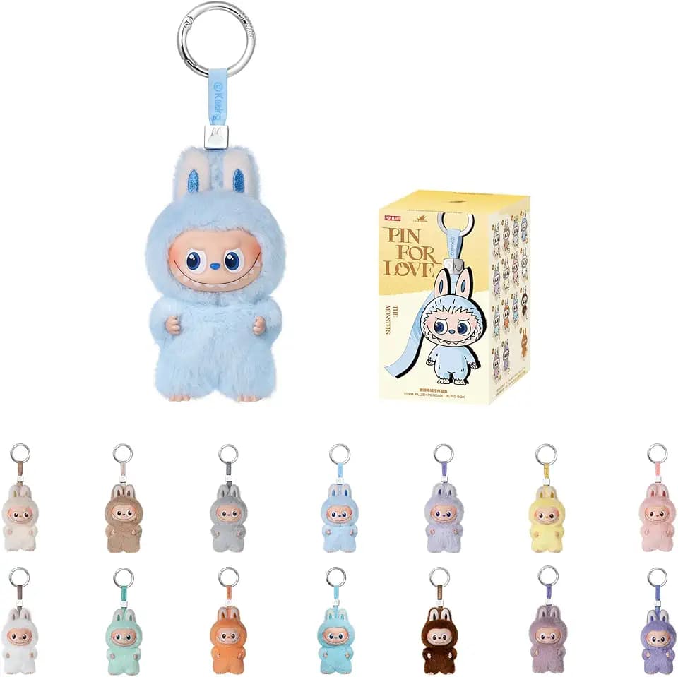POP MART THE Monster Pin for Love Blind Box (A–M) Single Box