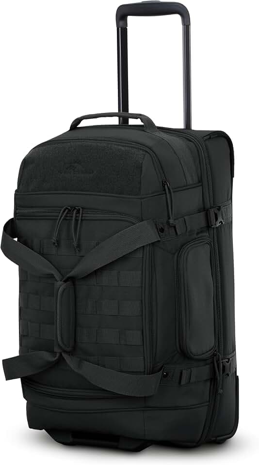 High Sierra Pathsetter Wheeled Carry-On Duffle - Black