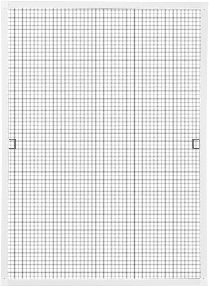 Schellenberg 70042 Insektenschutz Fenster Premium, Fliegengitter mit Rahmen aus Aluminium, 140 x 150 cm, Weiß