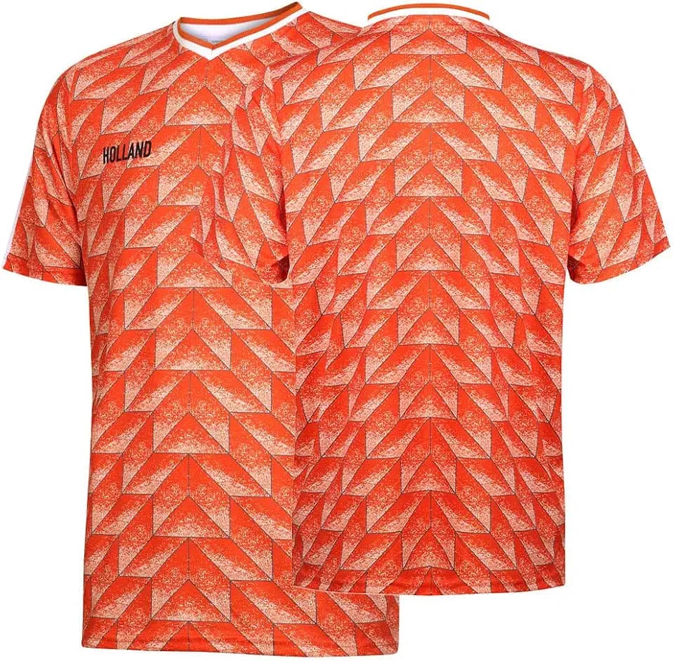 EK 88 Fußballtrikot - Die Niederlande - Orange - Kinder und Erwachsene - Jungen - Herren - Sportsachen - Geschenke - Sport t Shirt - Sportbekleidung