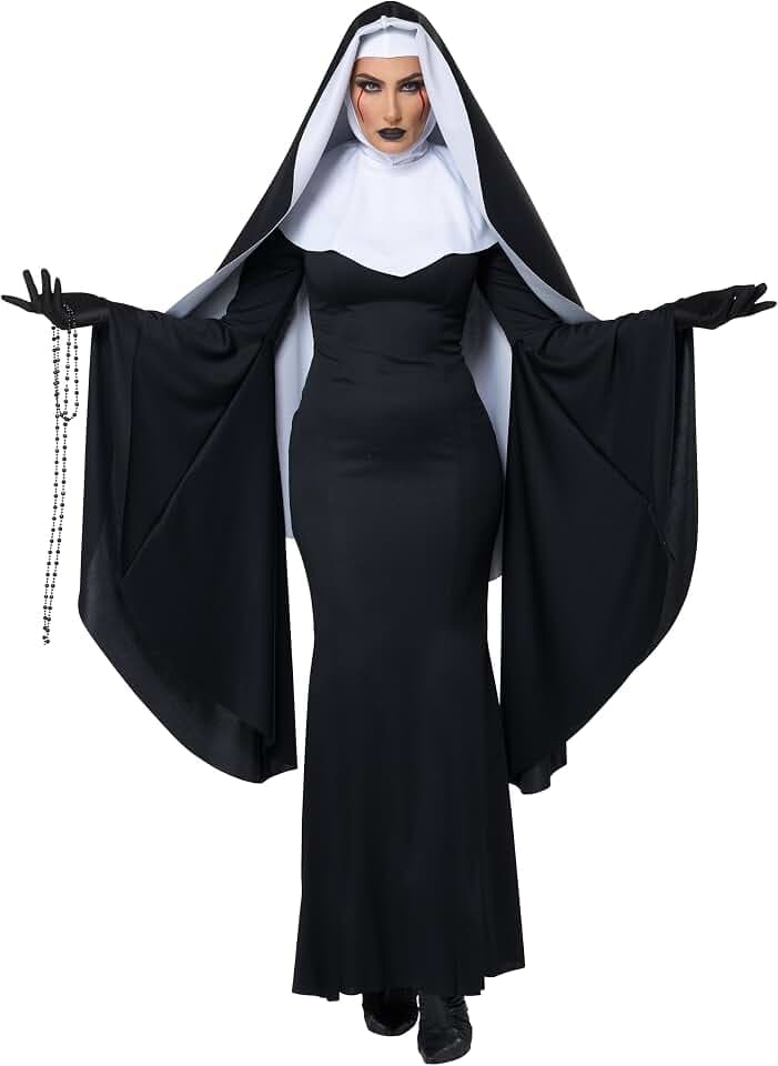 California Costumes Women's Bad Habit Nun Religious Fancy Dress Costume