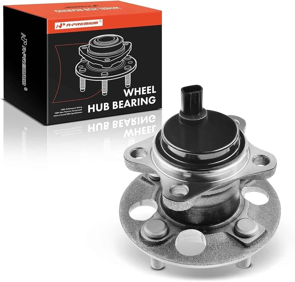A-Premium Rear Wheel Bearing and Hub Assembly with ABS & 4-Lug