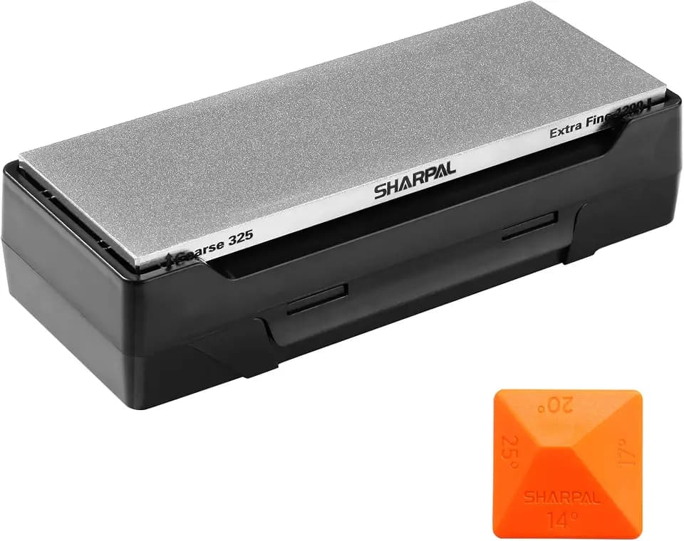 SHARPAL 162N Double-sided Diamond Sharpening Stone, 8 in. x 3 in.