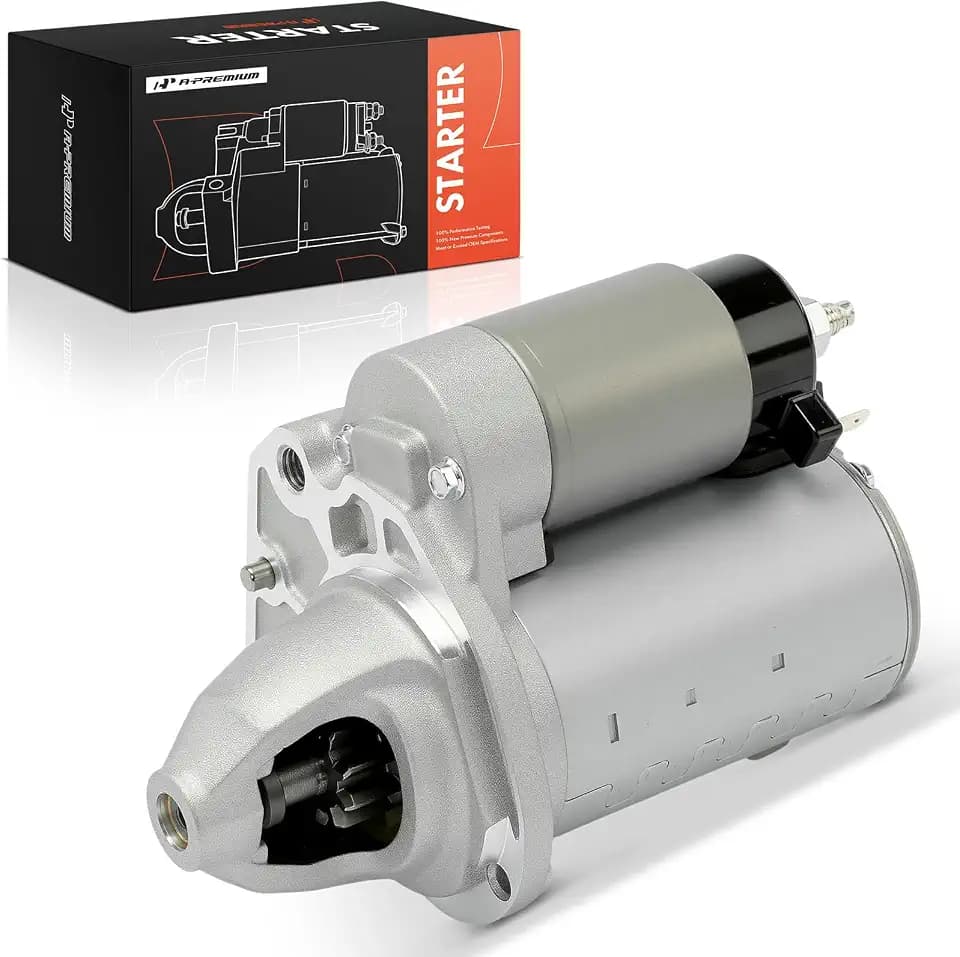 A-Premium Starter Motor, 12V 1.3KW 10 Teeth Clockwise