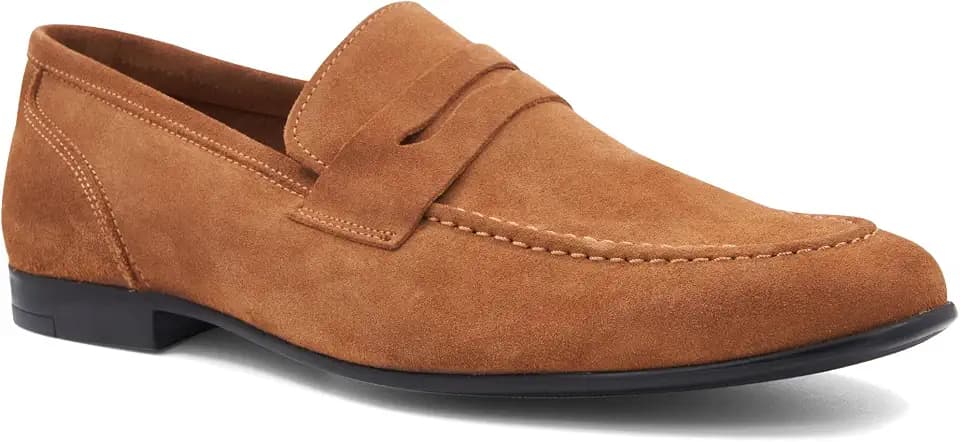 Bruno Magli Men's Lastra Unlined Loafers, Leather Slip-On Dress Shoes