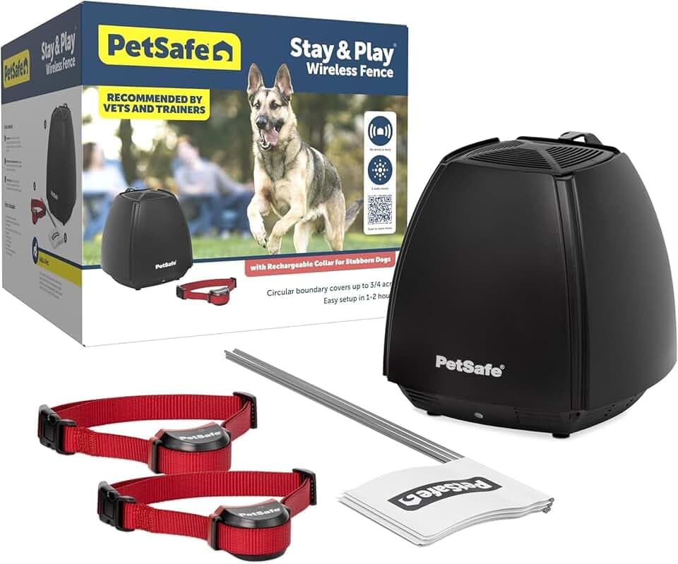 PetSafe Stay & Play 2-Dog Wireless Fence, Up to 3/4-Acre