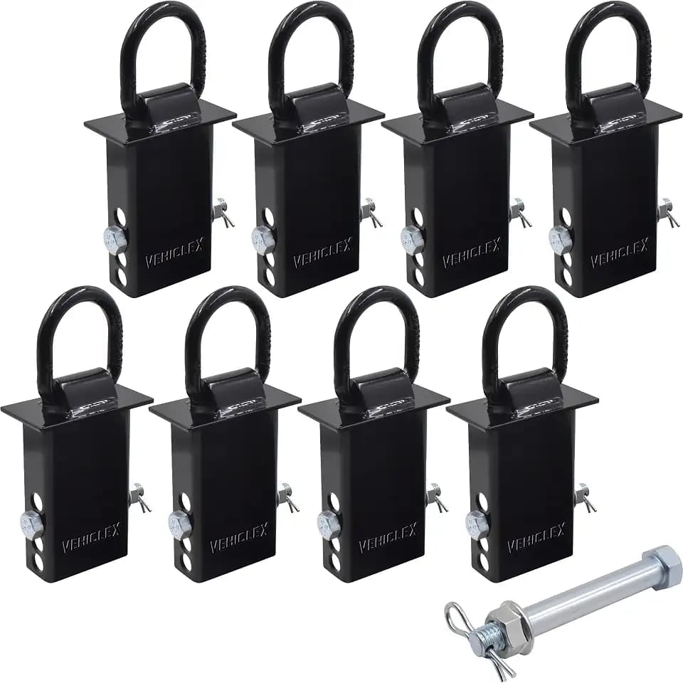 Vehiclex Galvanized Stake Pocket D Ring Anchors for Flatbed Trailers