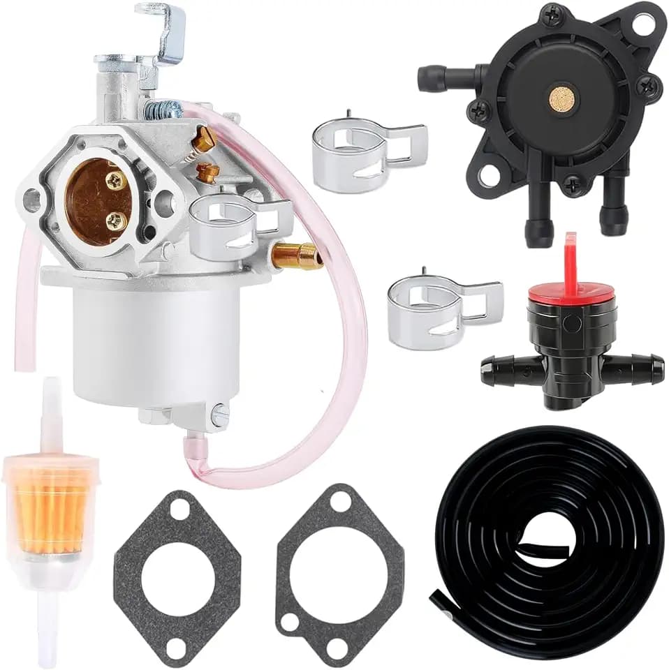 1016441-01 Carburetor Kit Compatible with Kawasaki FE350 Engine parts, for Carryall Model, Precedent, Turf, Club Car DS, Carryall Golf Cart 1996-Up OHV, Carb Replace 1018059-01 1035245-01 1019059-01
