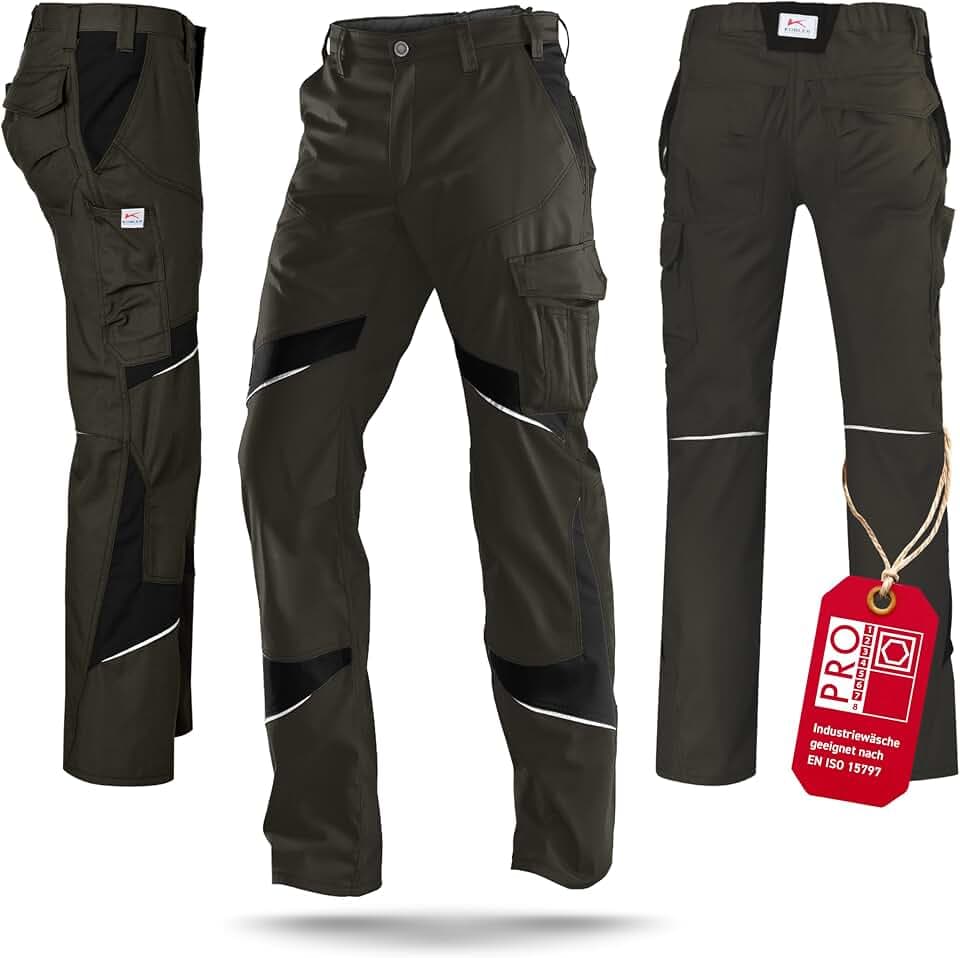 KÜBLER Workwear Bekleidung Damenbundhose schwarz/pink