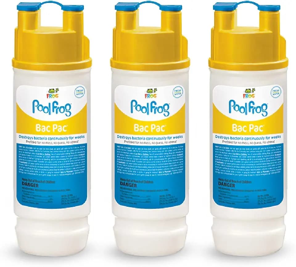 Pool FROG Bac Pac Replacement Chlorine Cartridges, 3 Pack