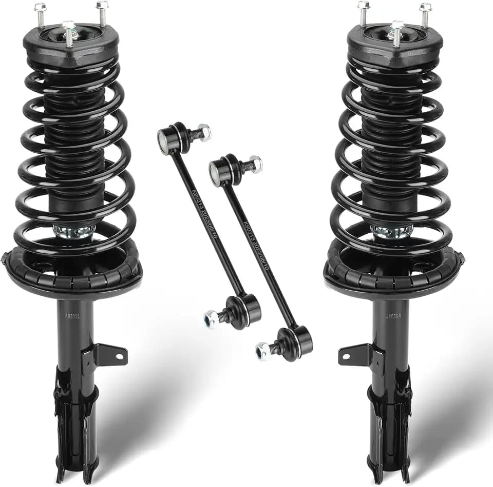 Rear Struts Assembly Fit for 1997-2001 Toyota Camry 2.2L, 1999-2003 Solara, Shock Absorber & Sway Bar End Link, Replace for 531681 531680 （4Pcs）