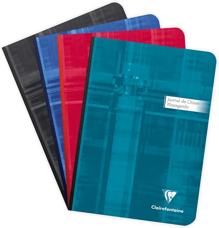 Clairefontaine 9547C Kladde A5 120 Blatt liniert 90g farbig sortiert