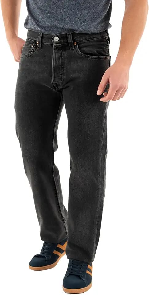 Levi's Herren Jeanshose 501 Original mit Knopfleiste, Straight Fit