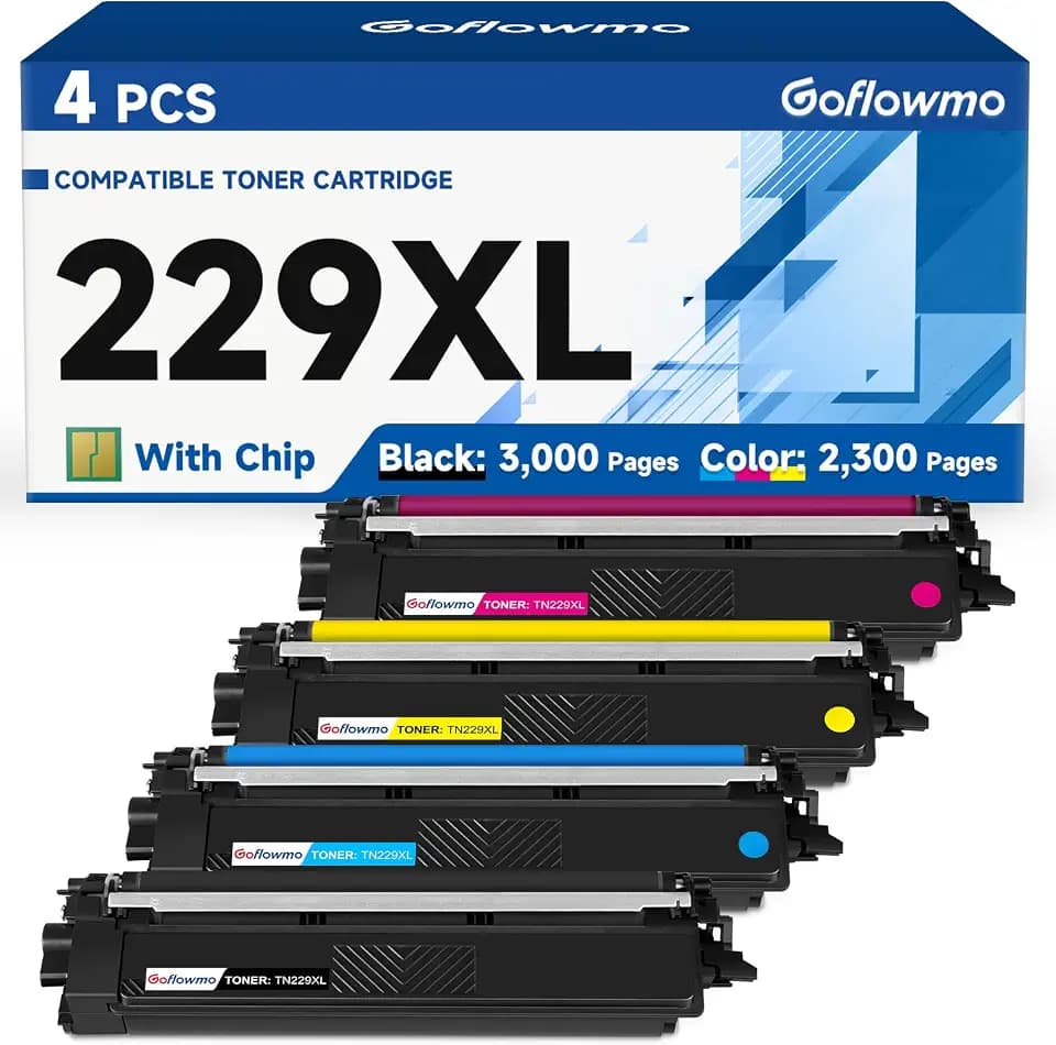 TN229XL TN229 Toner Cartridges 4-Pack High Yield MFC-L3720CDW MFC-L3780CDW