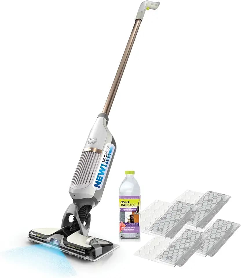 Shark VACMOP Reveal Cordless Vacuum & Spray Mop, Ivory, VM401IV
