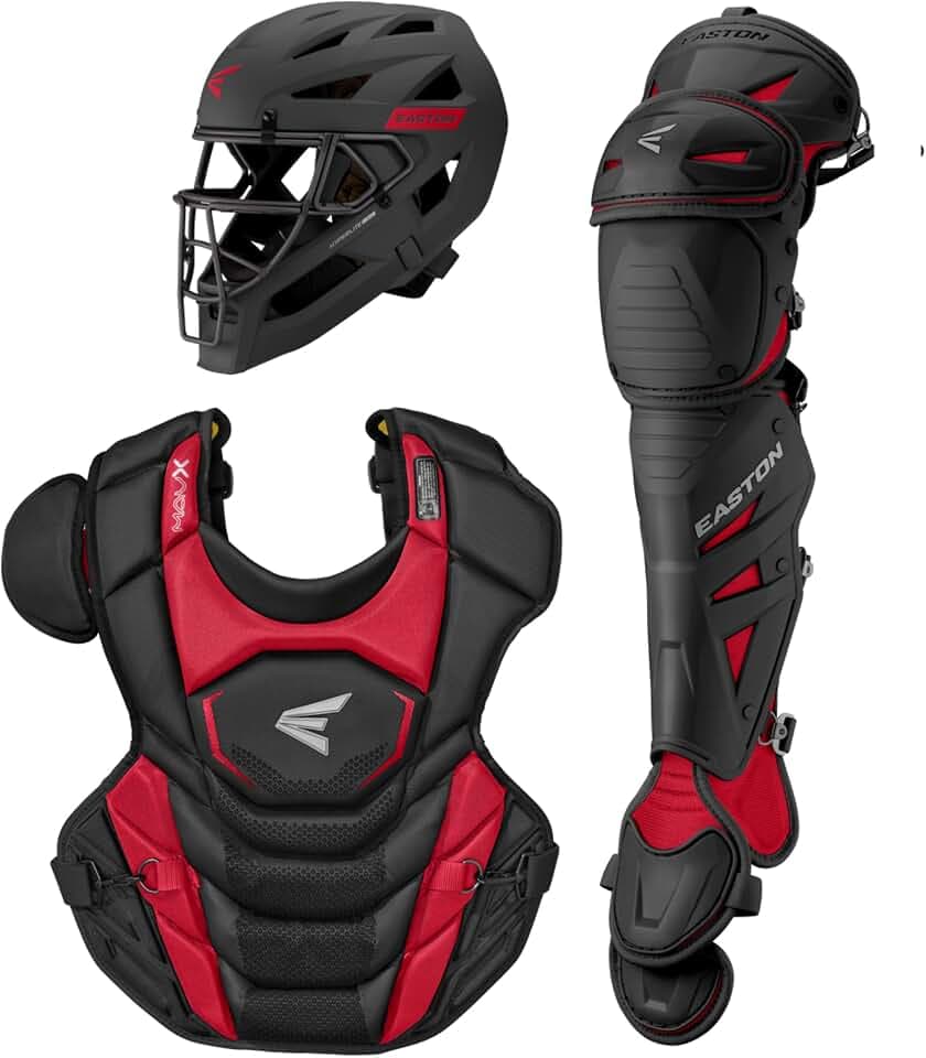 Easton MAV X Series Baseball Catcher's Set | Multiple Sizes & Colors
