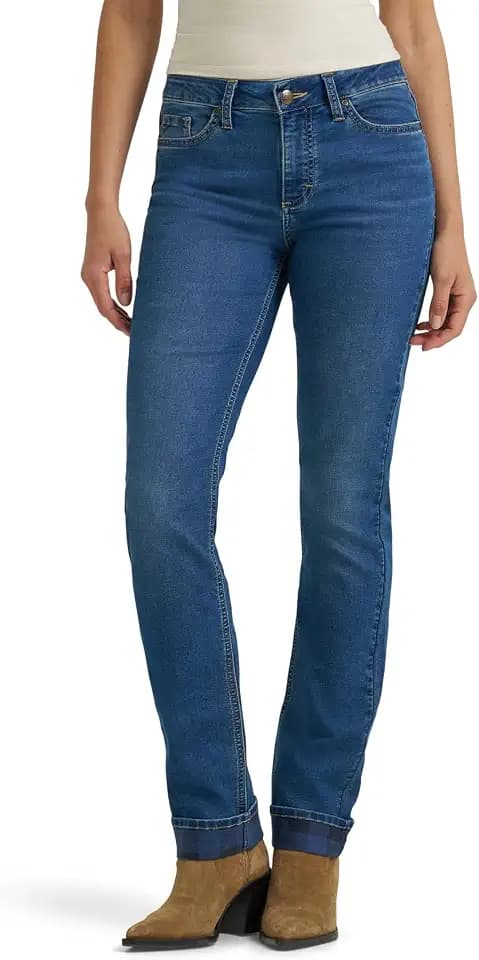 Lee Women's Legendary Mid Rise Straight Leg Jean