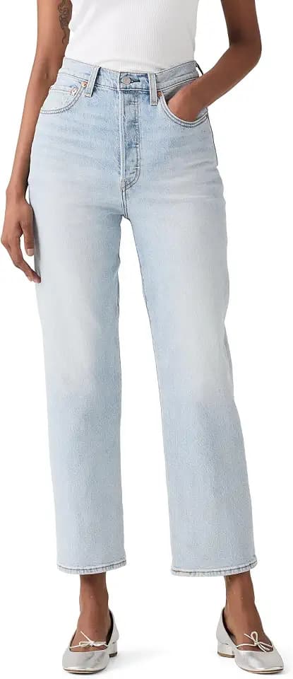 Levi's Damen Ribcage Straight Ankle Jeans