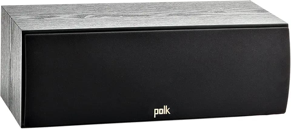Polk Audio T30 Home Theater Center Channel Speaker, 100W Single, Black