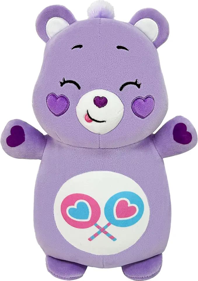 Squishmallows Original Care Bears 10in Share Bear HugMees – Ultrasoft Official Jazwares Plush (Medium-Sized)