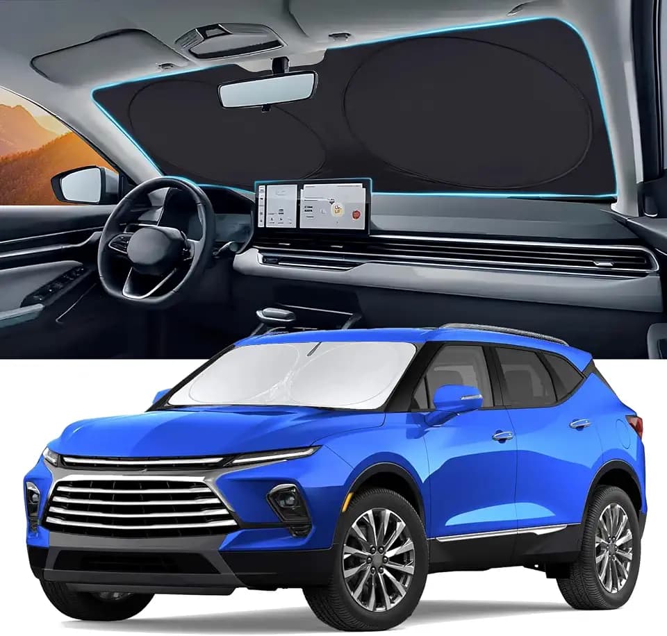 for Chevy Chevrolet Blazer Sunshade Windshield Sun Shade Fit 2019-2026