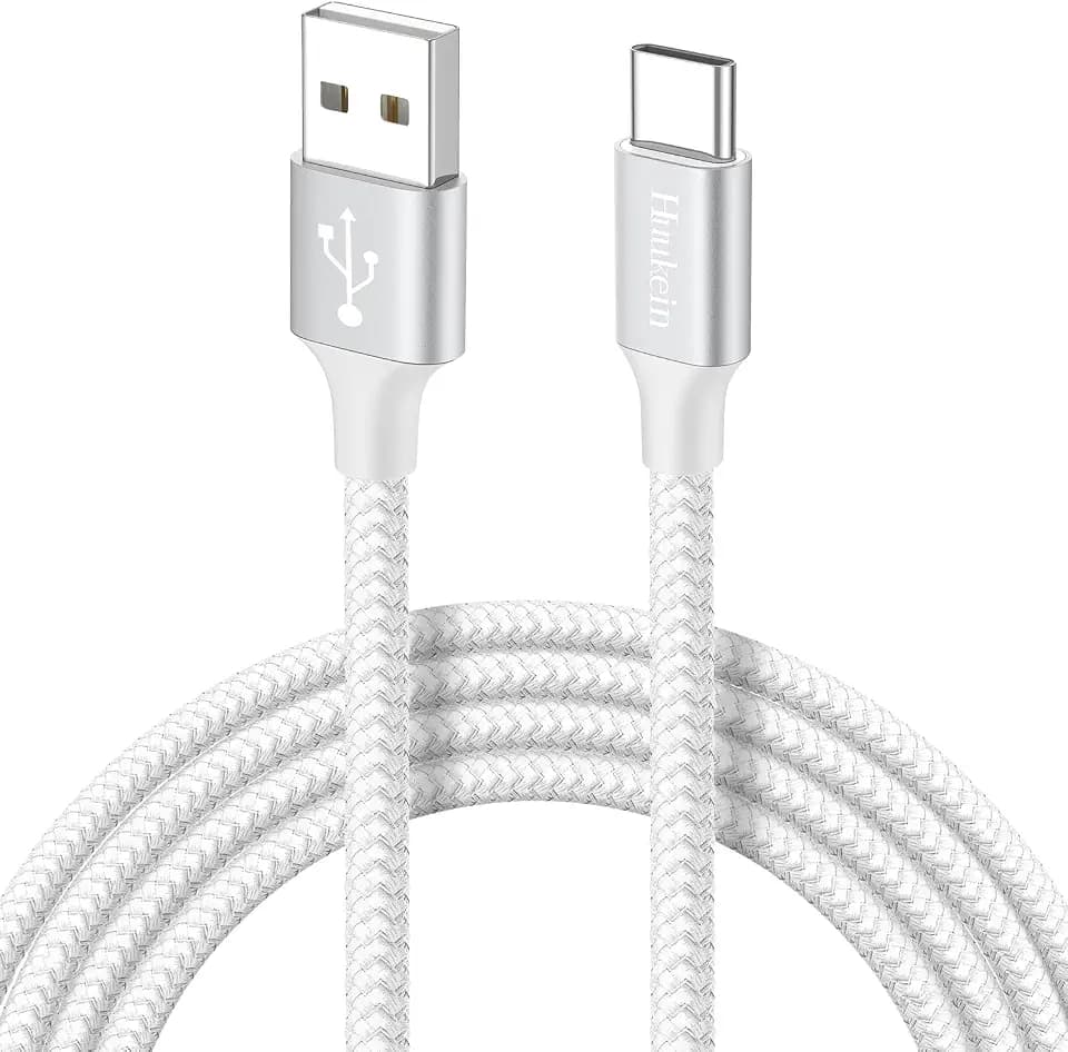 Huukein USB C Cable 6ft, USB A to USB C Fast Charging, USBC Charger Cord