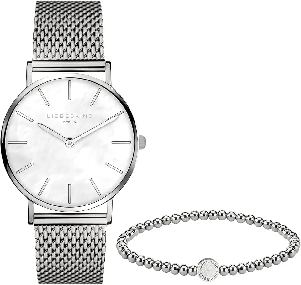 Liebeskind Berlin Damen Geschenkset aus Uhr und Schmuck – Elegant & modisch Geburtstags- und Valentinstagsgeschenk