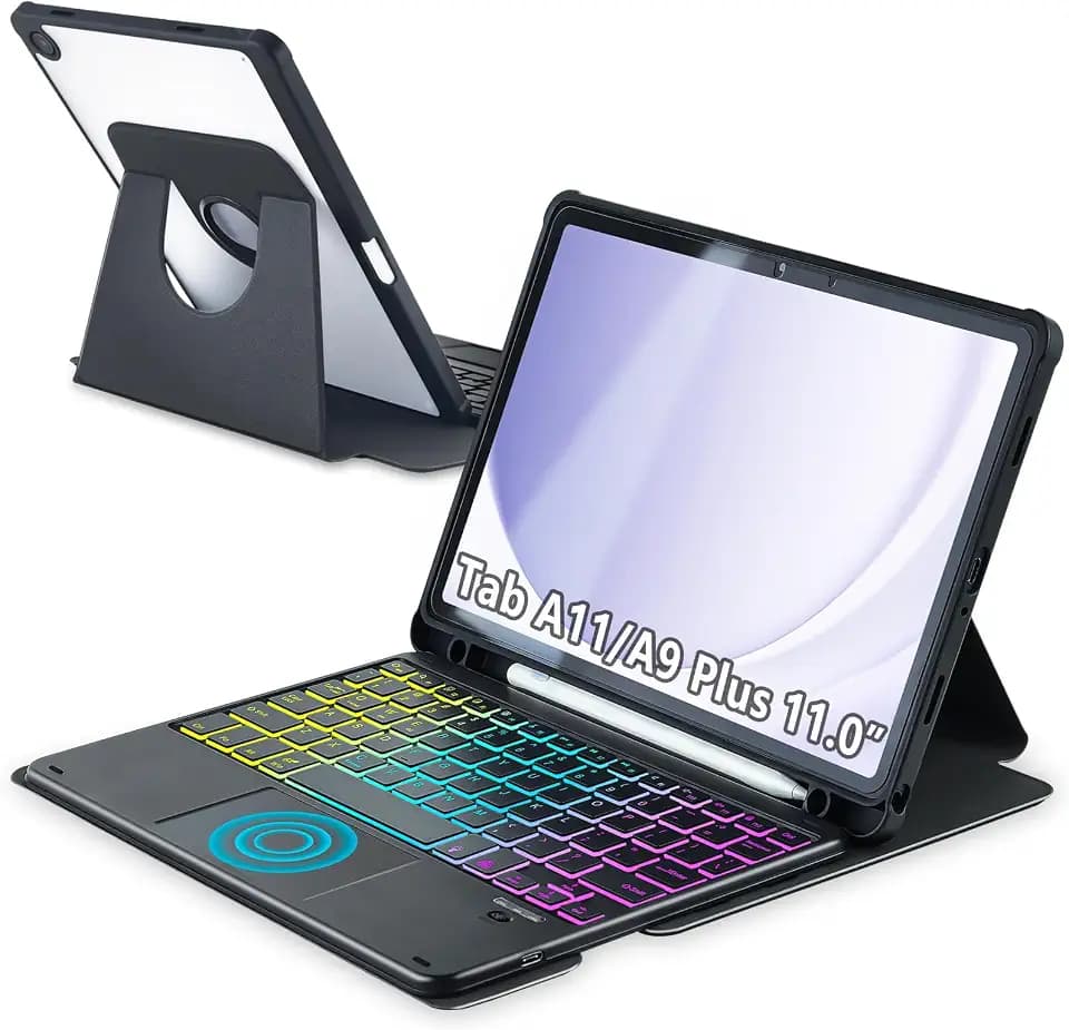 MePadKey Touchpad Keyboard Case for Samsung Galaxy Tab A11 Plus/A9 Plus