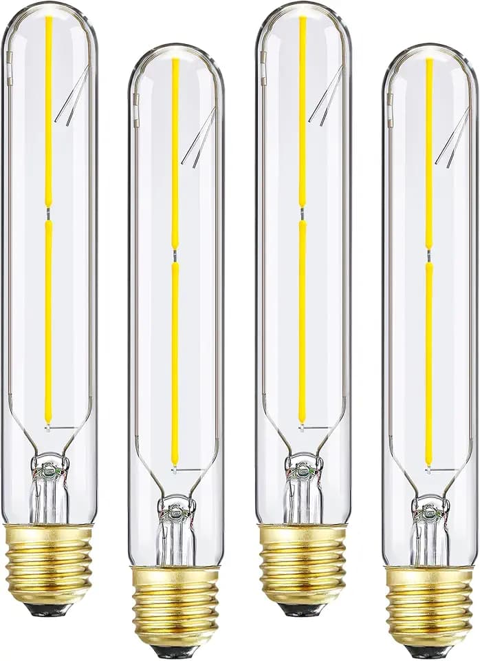 T10 LED Bulb 4W Equal E26 LED Light Bulb 40 Watt Dimmable Daylight 4000K