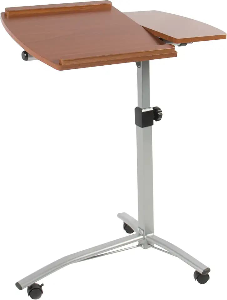 Best Choice Products® Angle & Height Adjustable Rolling Laptop Desk Cart Over Bed Hospital Table Stand