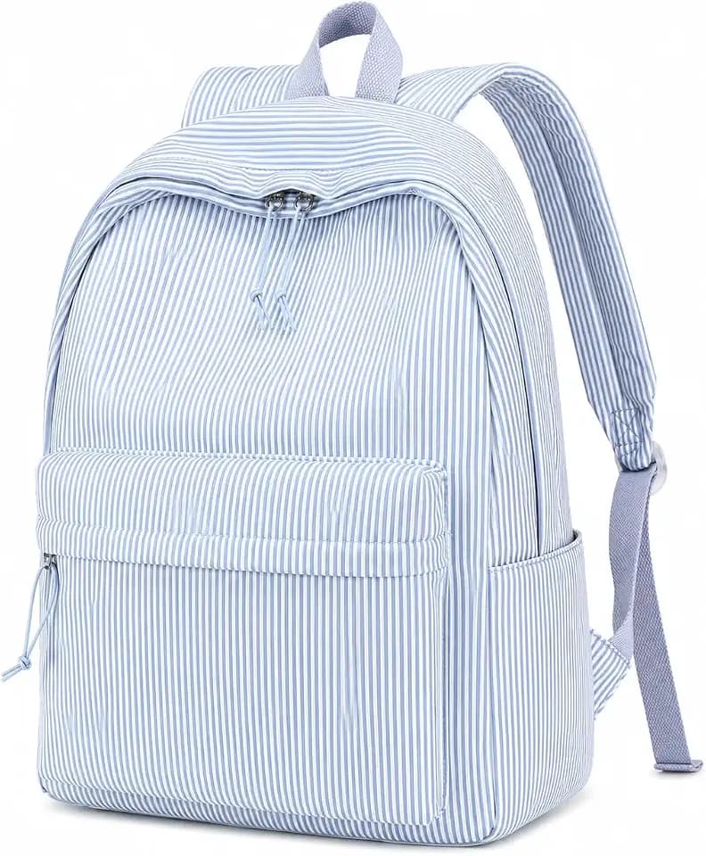 BTOOP School Backpack for Teens Girls, Cute Corduroy Bookbag Lightweight 15.6 inch Laptop Bag for Women Casual High School College