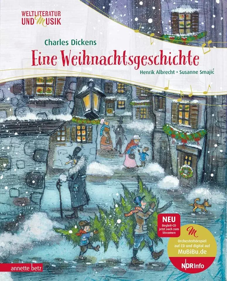 Eine Weihnachtsgeschichte (Weltliteratur und Musik mit CD und zum Streamen): .