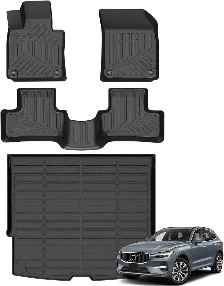 Floor Mats for Volvo XC60 2018-2026 (Fit T5/T6/B5/B6, Not PHEV/Recharge)