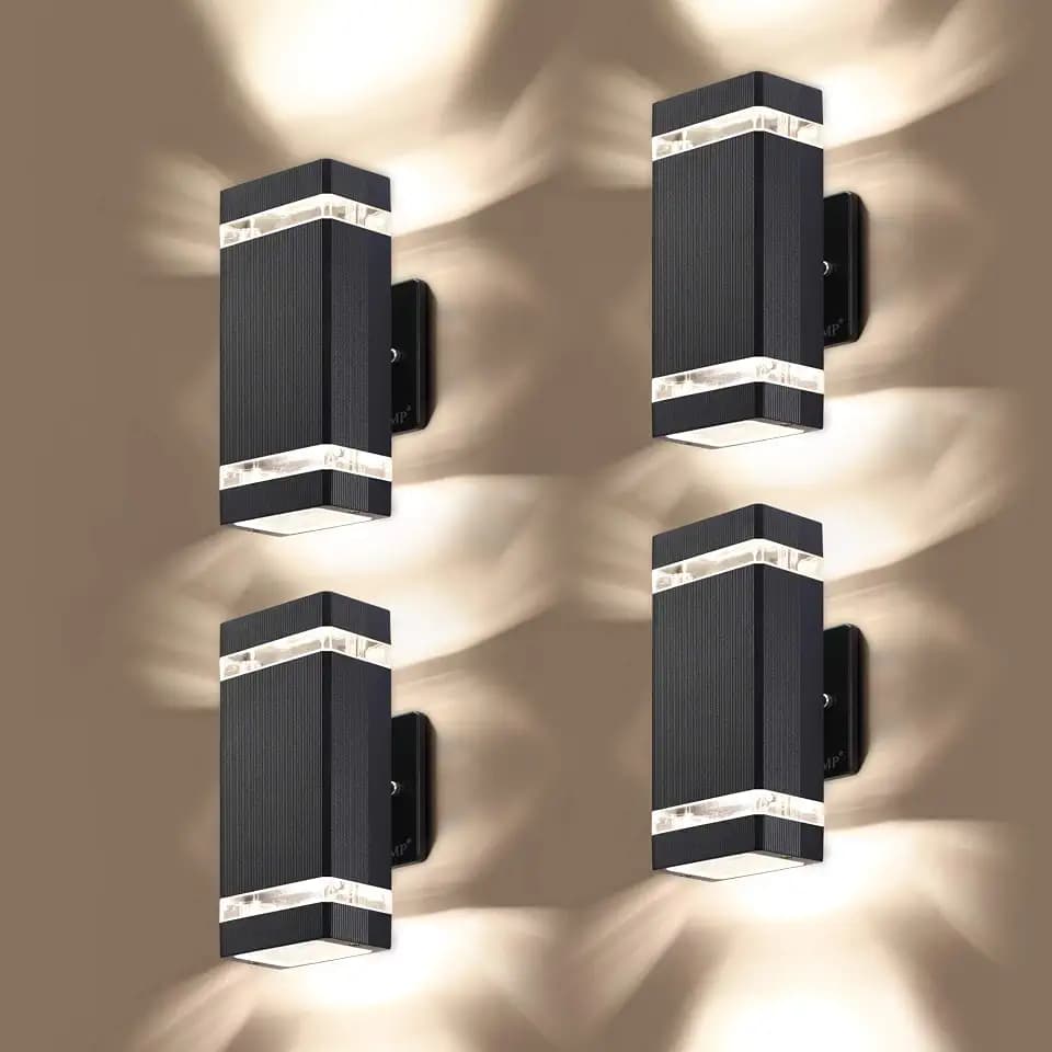 LMP LED Outdoor Wall Light, Aluminum IP65 Waterproof Porch Lights